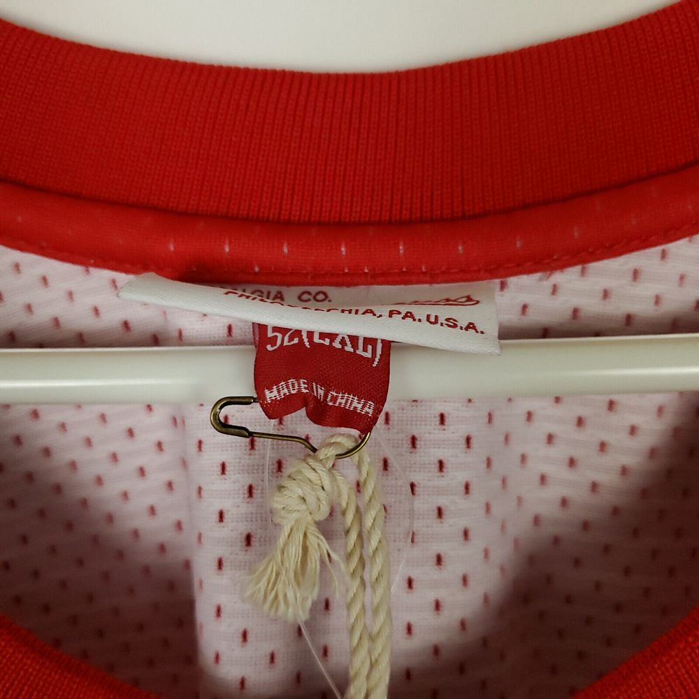 Magic Johnson Mitchell & Ness 2XL XXL Authentic NBA All-Star Jersey Red NWT - Picture 6 of 9